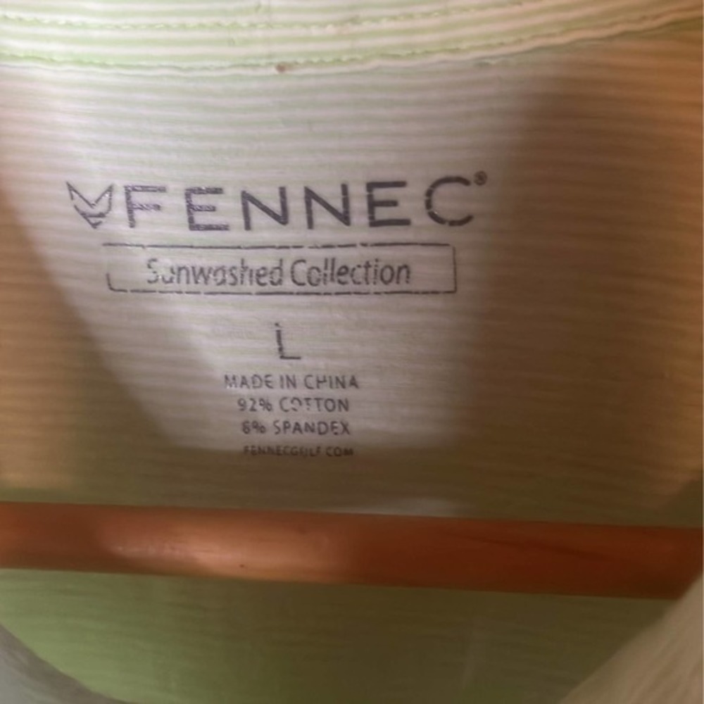 Fennec Sunwashed Polo -‎ Mens Large - Picture 3 of 3